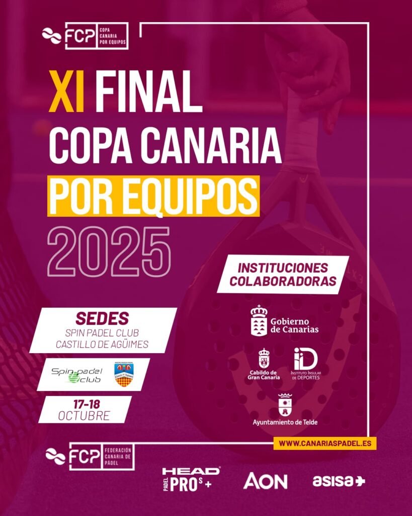 cartel Fase Final Copa Canaria Equipos Absolutos 2025