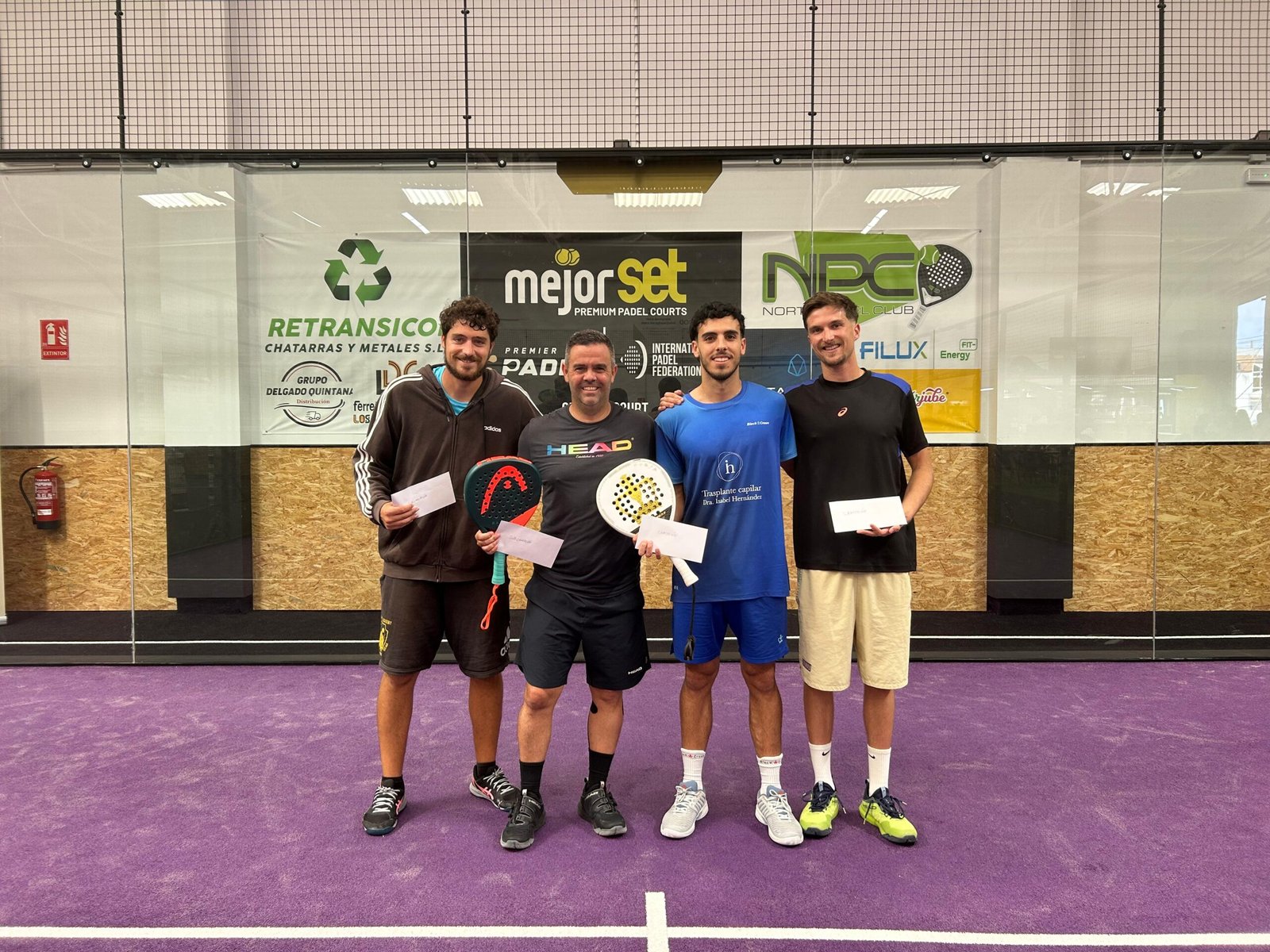 Triunfo de favoritos, sorpresa y épica en el Challenger North Padel Court de Tenerife