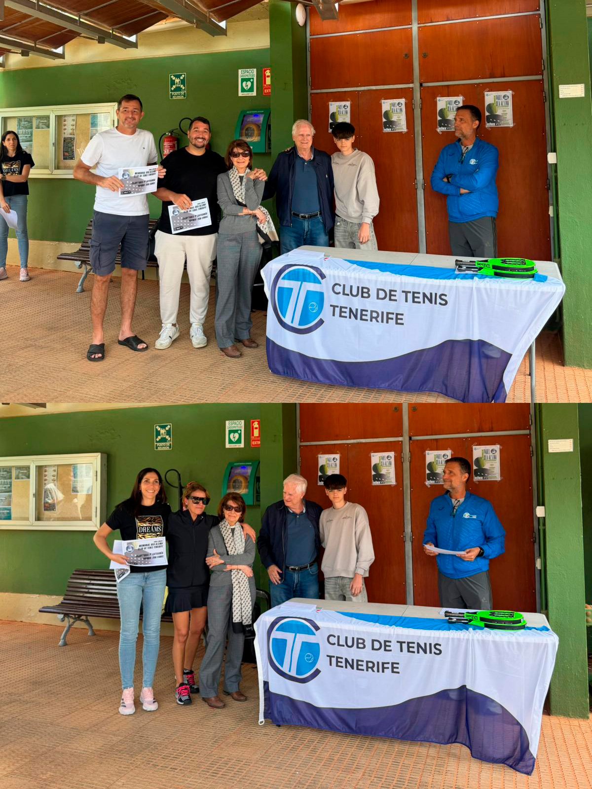 Tenas y Teja, Navarro y González brillan en el Memorial de Pádel Bea Alsina de Tenerife