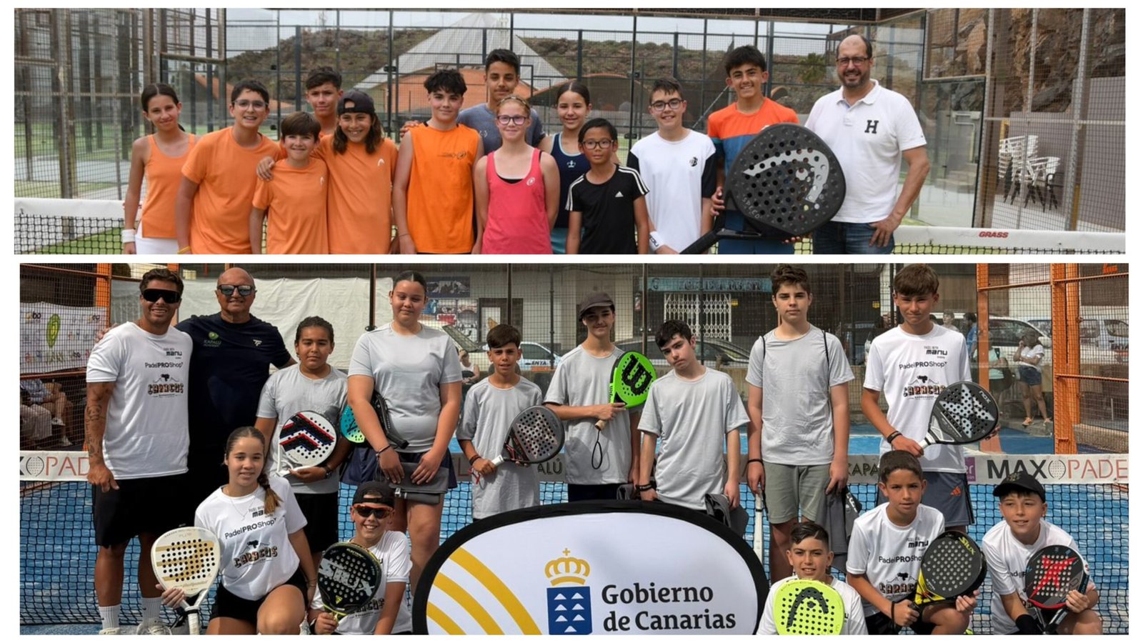 Altiora y Padelventura brillan en el inicio de la Fase Previa del XLIII Campeonato de Canarias por Equipos en Edad Escolar
