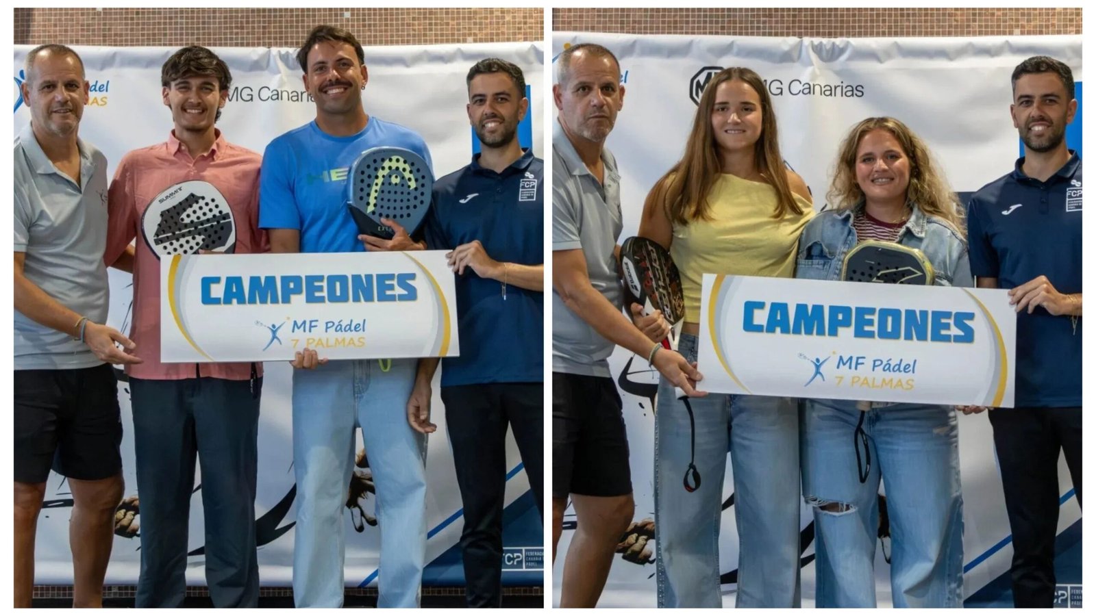 Flores – González y Eugenio – Navarro dictan sentencia en el III Open Siete Palmas