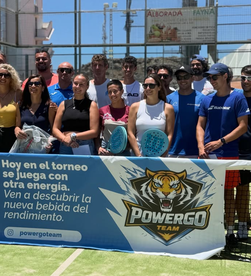 Espectáculo de pádel en Maspalomas con el estreno del I Challenger Powergo Team