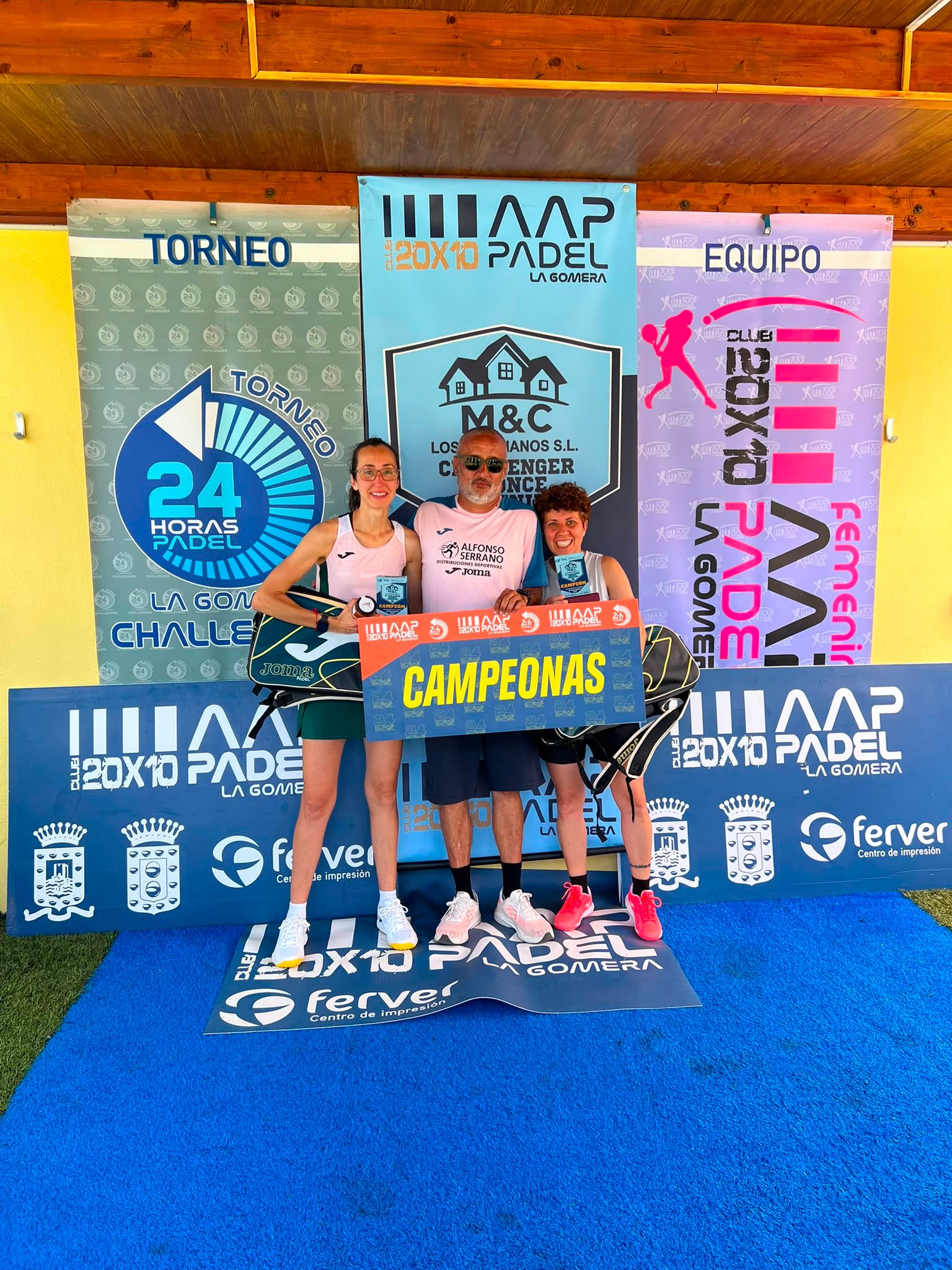 María Jesús Rodríguez y Estefanía Martín hacen cumbre en el Challenger Bronce de La Gomera