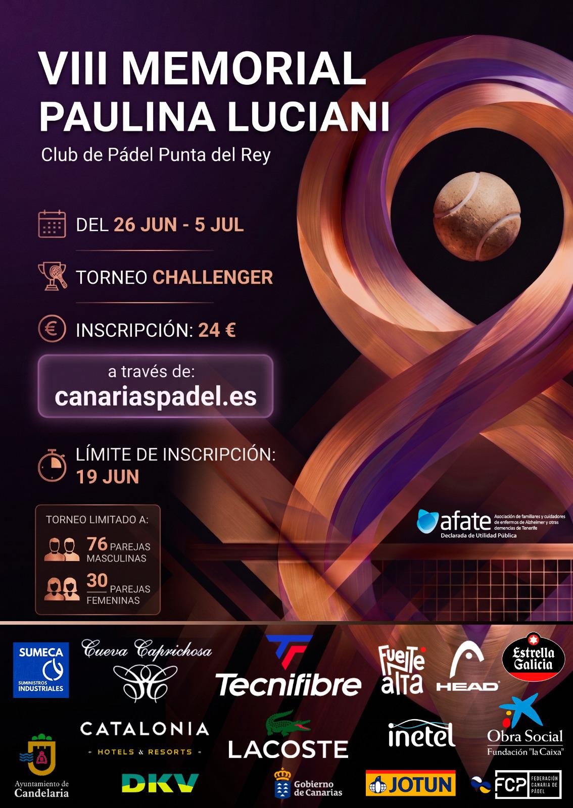 Candelaria acoge una nueva edición del Challenger solidario Memorial Paulina Luciani