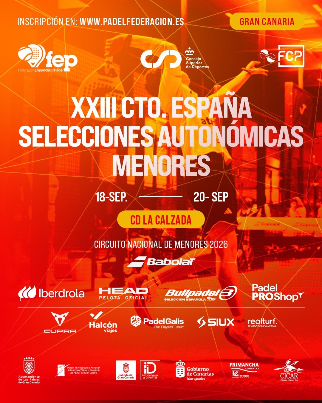 Campeonato de España de Selecciones Autonómicas de Menores 2026 en Canarias: cuenta atrás para la gran fiesta de las canteras territoriales