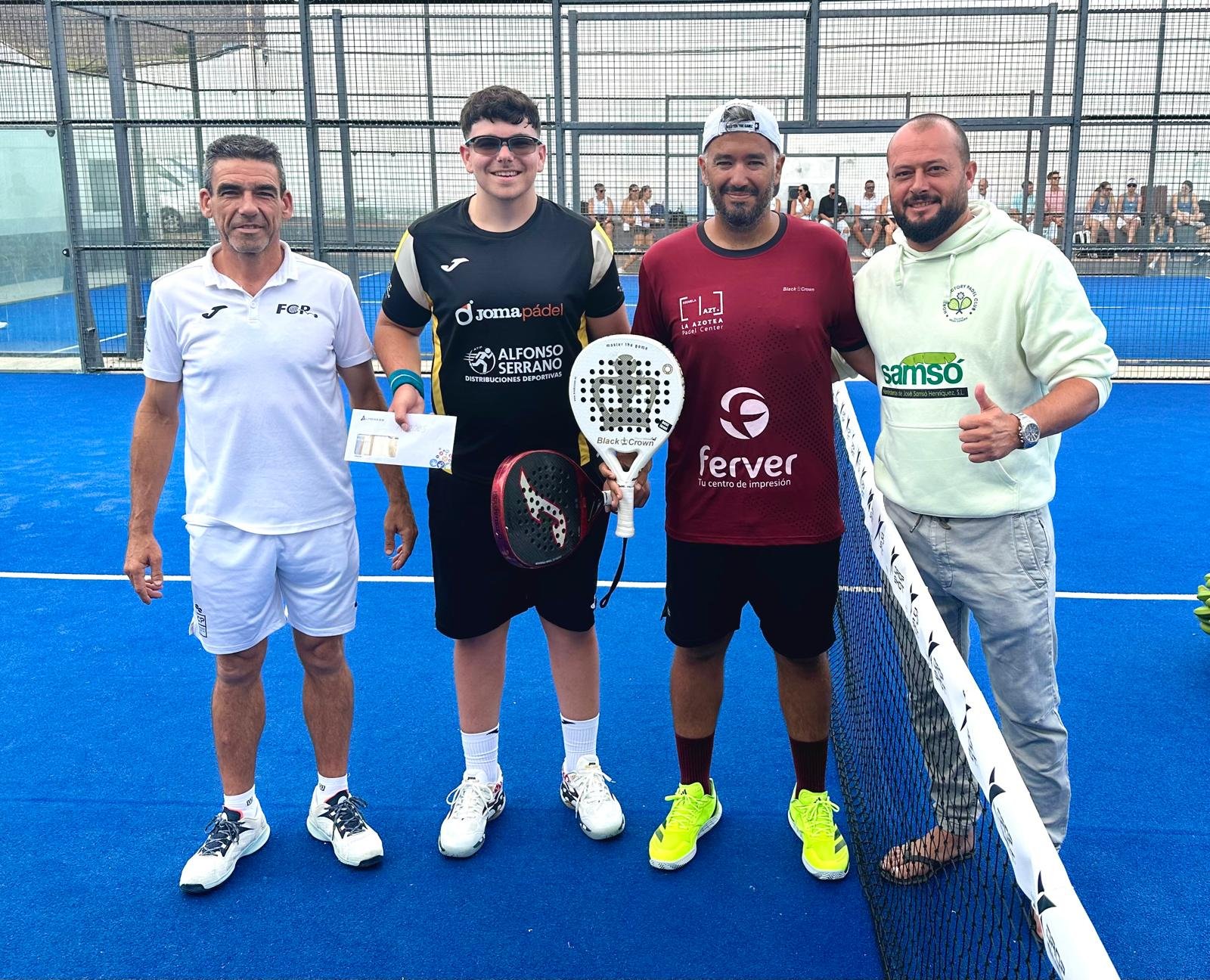 Lionel Aimar Cabrera y Alejandro Eugenio Reino dominan de principio a fin el V Challenger North Factory