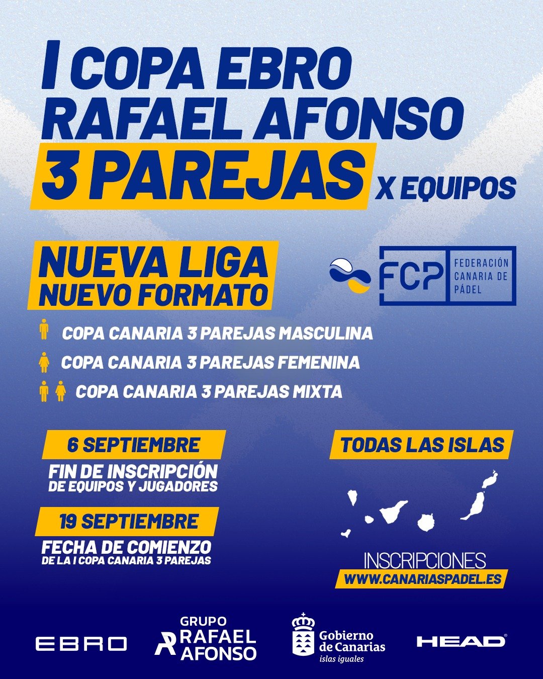La FCP estrena la I Copa Ebro Rafael Afonso, la nueva liga de pádel por equipos de 3 parejas