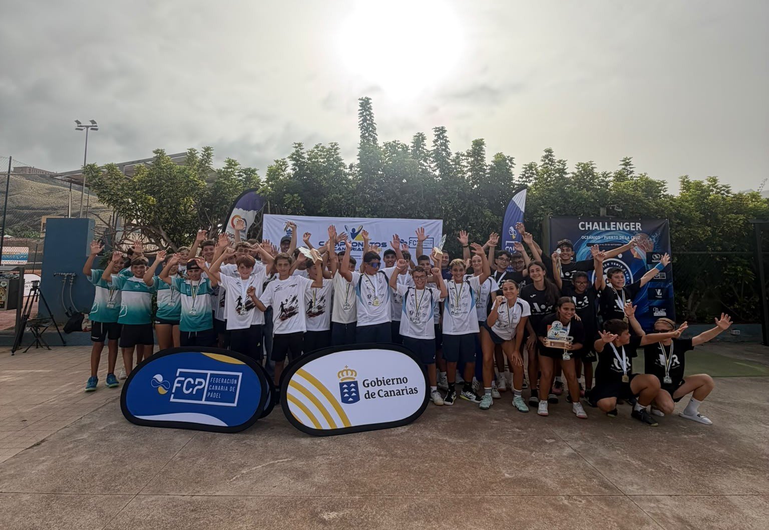 El Club Náutico Puertito de Güímar, campeón de Canarias de pádel escolar en categoría infantil